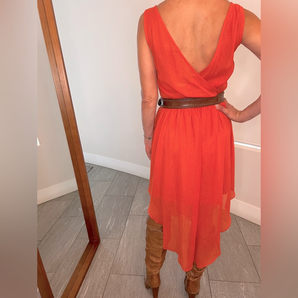 BCBG Orange dress Size XS